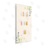 Stupell Studio | Hate Has No Home Quote Soft Spring Wildflowers