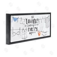 Jennifer Paxton Parker | Laundry Looking at Me Dirty Phrase Vintage Clothesline Humor