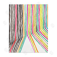 Elvira Errico | Asymmetrical Line Breaks Between Fold Vibrant Rainbow