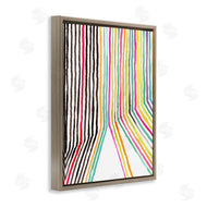 Elvira Errico | Asymmetrical Line Breaks Between Fold Vibrant Rainbow