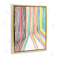 Elvira Errico | Asymmetrical Line Breaks Between Fold Vibrant Rainbow