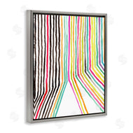 Elvira Errico | Asymmetrical Line Breaks Between Fold Vibrant Rainbow