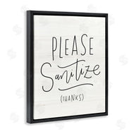 Loni Harris | Please Sanitize Phrase Minimal Rustic Text