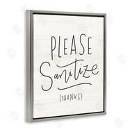 Loni Harris | Please Sanitize Phrase Minimal Rustic Text