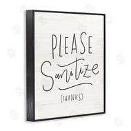 Loni Harris | Please Sanitize Phrase Minimal Rustic Text