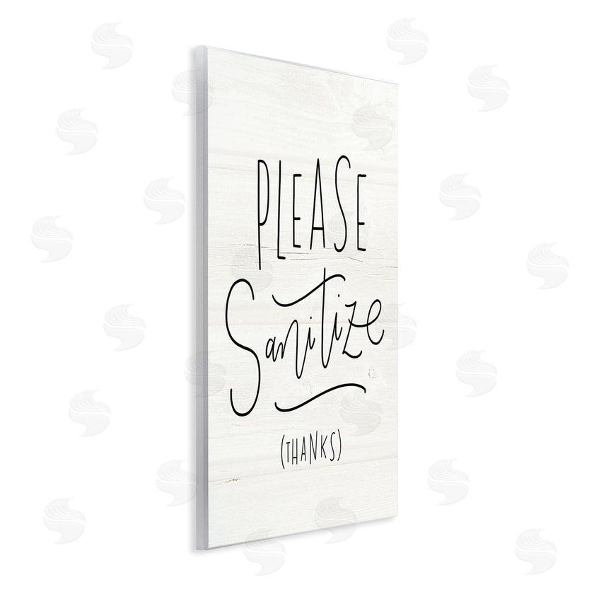Loni Harris | Please Sanitize Phrase Minimal Rustic Text