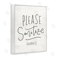 Loni Harris | Please Sanitize Phrase Minimal Rustic Text