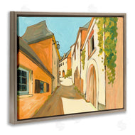 Bart E. Slyp | Shadows Between Buildings European Country Road