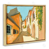 Bart E. Slyp | Shadows Between Buildings European Country Road