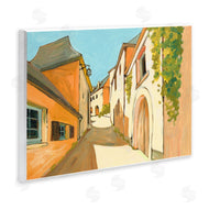 Bart E. Slyp | Shadows Between Buildings European Country Road