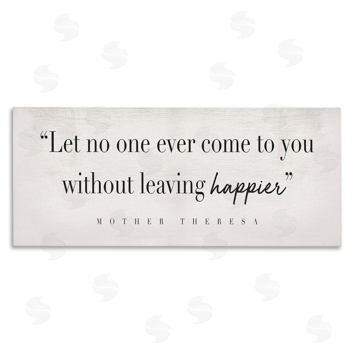 Mother Theresa Inspirational Quote Canvas Wall Art, Home Decor by Stupell Studio