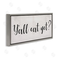 Stupell Studio | Y'all Eat Yet Phrase Southern Charm Typography