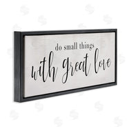 Stupell Studio | Do Small Things with Great Love Minimal Quote