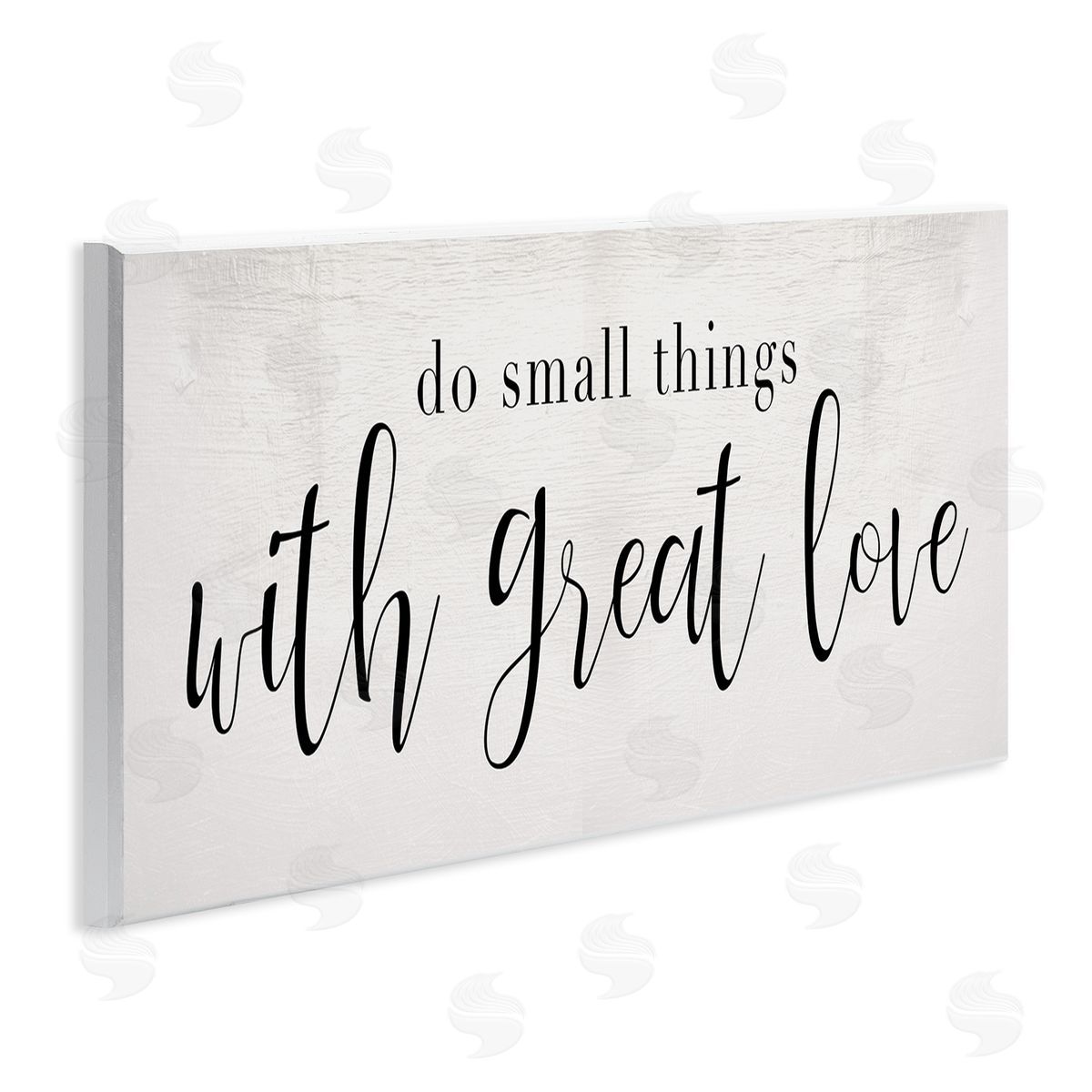 Stupell Studio Do Small Things with Great Love Minimal Quote Wall Plaque Art