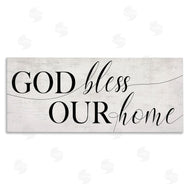 Stupell Studio | God Bless Our Home Phrase
