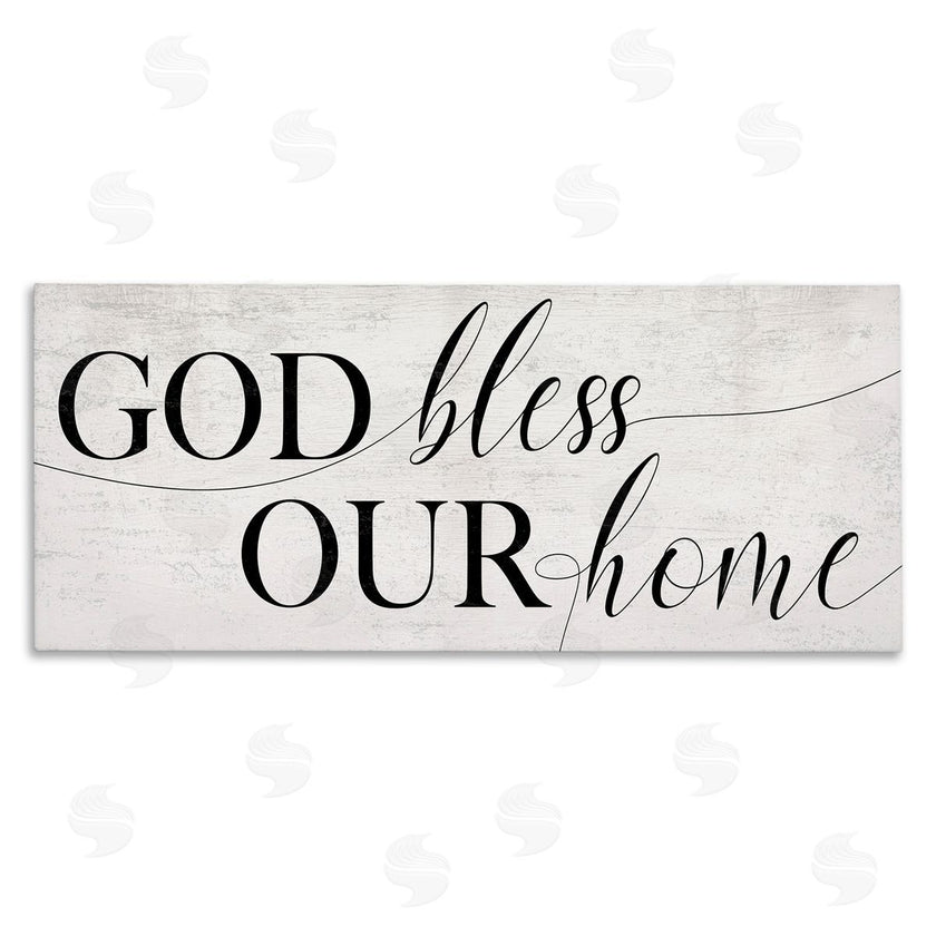 Stupell Studio | God Bless Our Home Phrase