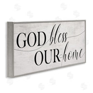 Stupell Studio | God Bless Our Home Phrase