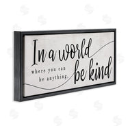 Stupell Studio | Be Anything, Be Kind Phrase Whimsical Country Typography