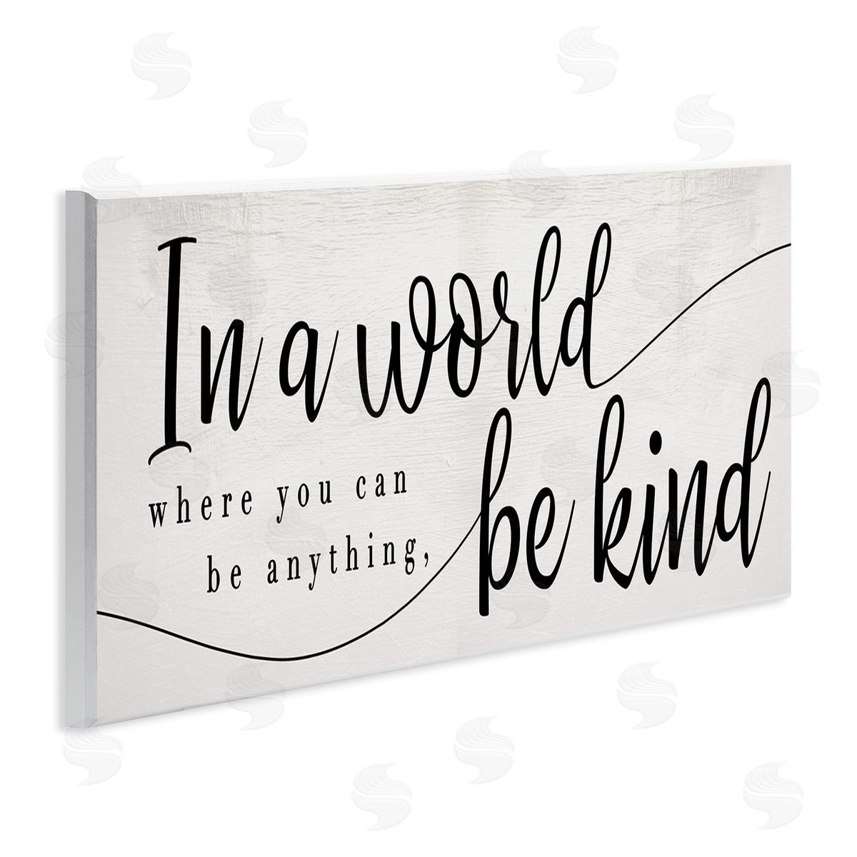 Stupell Studio Be Anything, Be Kind Phrase Whimsical Country Typography Wall Plaque Art