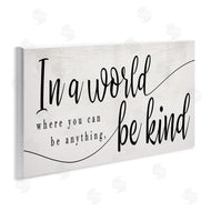 Stupell Studio | Be Anything, Be Kind Phrase Whimsical Country Typography