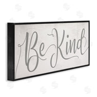 Stupell Studio | Be Kind Phrase Charming Light Grey Typography