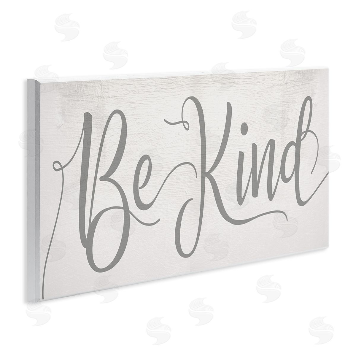 Stupell Studio Be Kind Phrase Charming Light Grey Typography  Wall Plaque Art