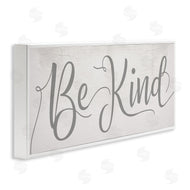Stupell Studio | Be Kind Phrase Charming Light Grey Typography