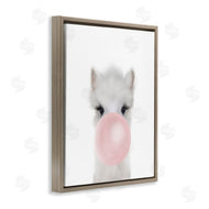 Leah Straatsma | Baby Woodland Alpaca with Pink Bubble Gum