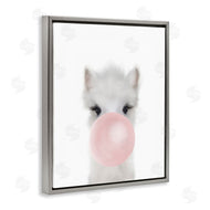 Leah Straatsma | Baby Woodland Alpaca with Pink Bubble Gum