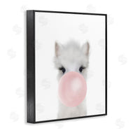 Leah Straatsma | Baby Woodland Alpaca with Pink Bubble Gum