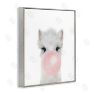 Leah Straatsma | Baby Woodland Alpaca with Pink Bubble Gum