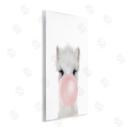 Leah Straatsma | Baby Woodland Alpaca with Pink Bubble Gum