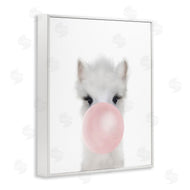 Leah Straatsma | Baby Woodland Alpaca with Pink Bubble Gum