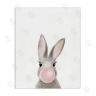 Leah Straatsma | Bunny with Pink Bubble Gum Forest Animal