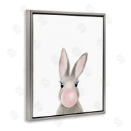 Leah Straatsma | Bunny with Pink Bubble Gum Forest Animal