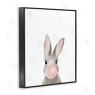 Leah Straatsma | Bunny with Pink Bubble Gum Forest Animal