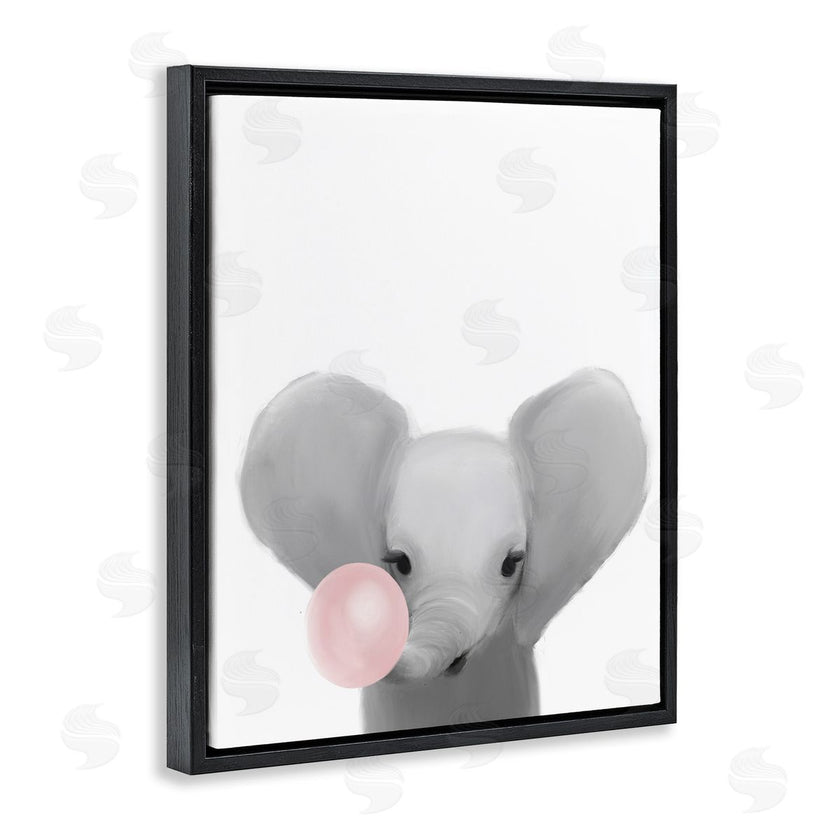 Leah Straatsma | Baby Elephant with Pink Bubble Gum Safari Animal