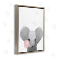 Leah Straatsma | Baby Elephant with Pink Bubble Gum Safari Animal