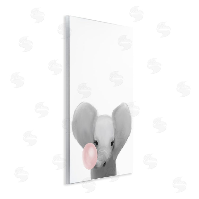 Leah Straatsma | Baby Elephant with Pink Bubble Gum Safari Animal