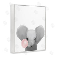 Leah Straatsma | Baby Elephant with Pink Bubble Gum Safari Animal