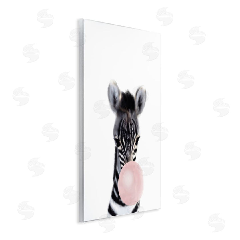 Leah Straatsma | Baby Zebra with Pink Bubble Gum Safari Animal