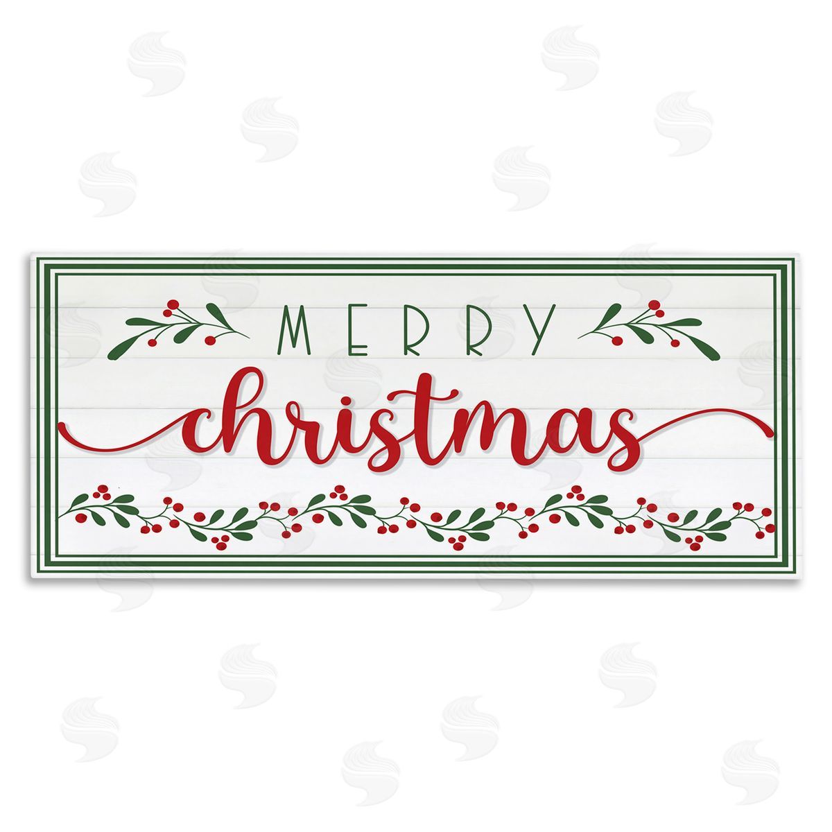 Festive Christmas Phrase Canvas Wall Art, Home Decor by AE Design