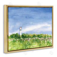 Melissa Hyatt | Heublein Tower Forest Overlook Soft Watercolor Landscape