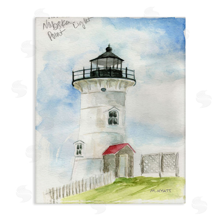 Melissa Hyatt | Nobska Point Lighthouse Cliffside Coastal Architecture