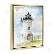 Melissa Hyatt | Nobska Point Lighthouse Cliffside Coastal Architecture