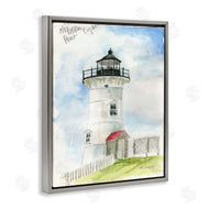 Melissa Hyatt | Nobska Point Lighthouse Cliffside Coastal Architecture