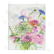 Melissa Hyatt | Assorted Spring Floral Bouquet in Canning Jar