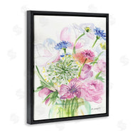 Melissa Hyatt | Assorted Spring Floral Bouquet in Canning Jar