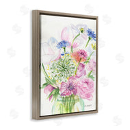 Melissa Hyatt | Assorted Spring Floral Bouquet in Canning Jar