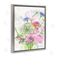 Melissa Hyatt | Assorted Spring Floral Bouquet in Canning Jar
